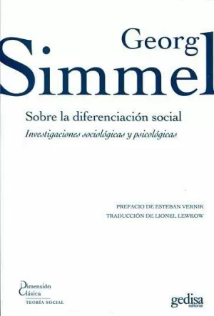 SOBRE LA DIFERENCIACIÓN SOCIAL. INVESTIGACIONES SOCIOLÓGICAS Y PSICOLÓGICAS