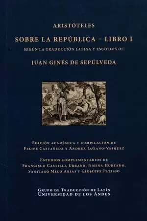 ARISTOTELES - SOBRE LA REPUBLICA - LIBRO I